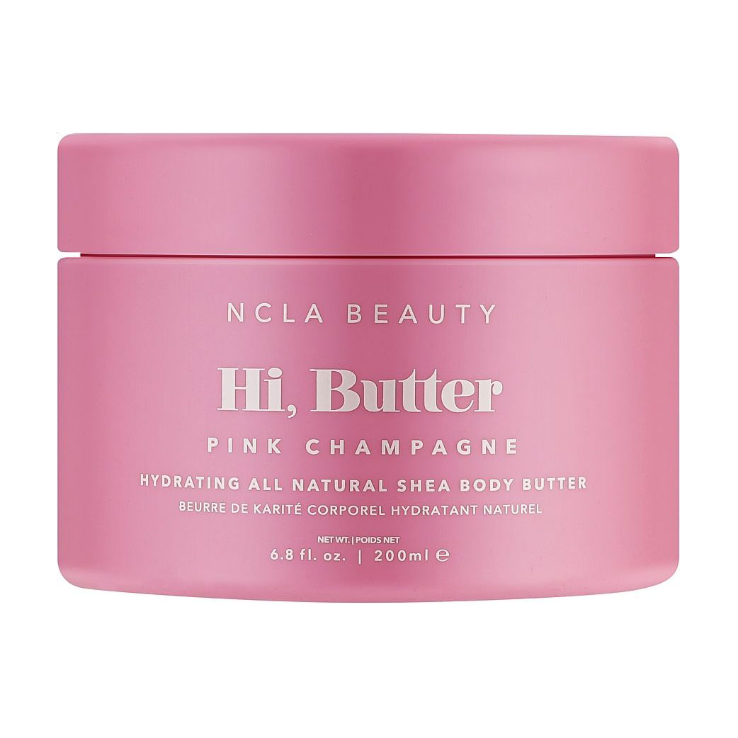 Уцінка! Батер для тіла NCLA BEAUTY Hi, Butter Hydrating All Natural Shea Body Butter Рожеве шампанське, 200 мл