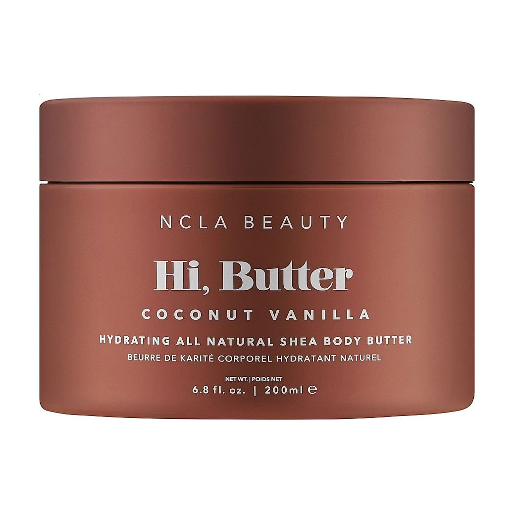 Уцінка! Батер для тіла NCLA BEAUTY Hi, Butter Hydrating All Natural Shea Body Butter Кокос-ваніль, 200 мл
